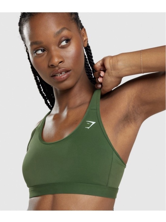 Gymshark Other - Women's Gymshark Sports Bra S Olive Green